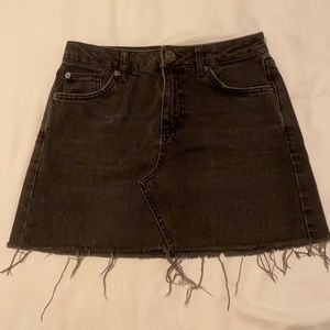 Urban Outfitters black denim skirt
